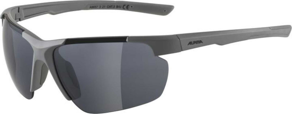Alpina Defey HR Sportbrille moon-grey matt/mirror black