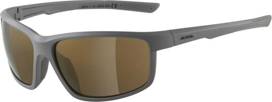 Alpina Defey Sportbrille moon-grey matt/mirror bronce