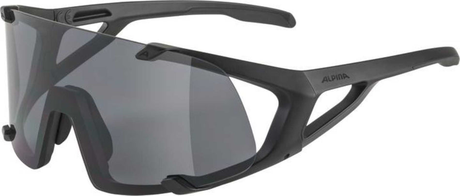 Alpina Hawkeye Q-Lite V Sportbrille olive matt/purple