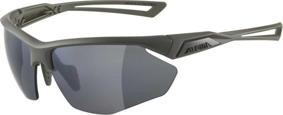 Alpina Nylos HR Sportbrille moon-grey matt/mirror black