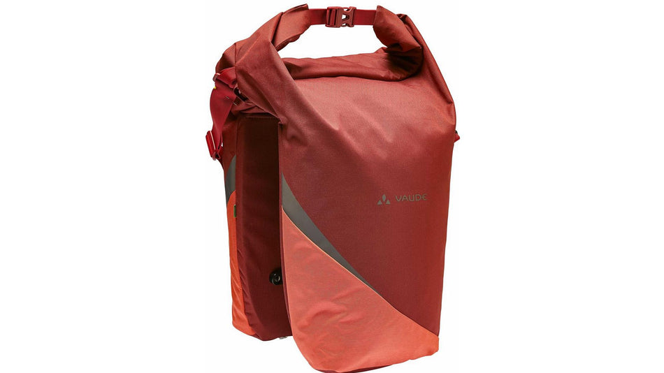 Vaude Road Master Urban Doppel-Fahrradtasche dark cherry 32 + 6 L