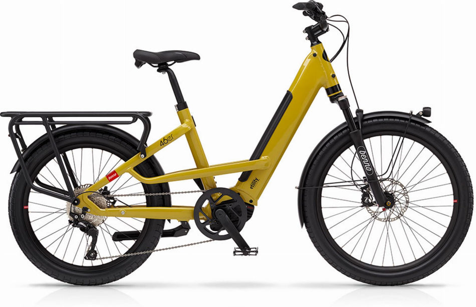 Benno Bikes 46er 10D CX 500 Wh E-Lastenrad Kompakt 26"/24" wasabi green easy one size