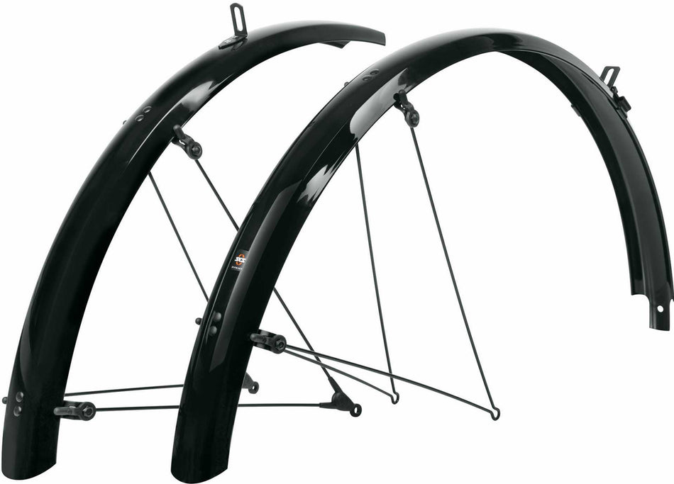 SKS GERMANY Bluemels Basic Schutzblech-Set 26" schwarz-glänzend