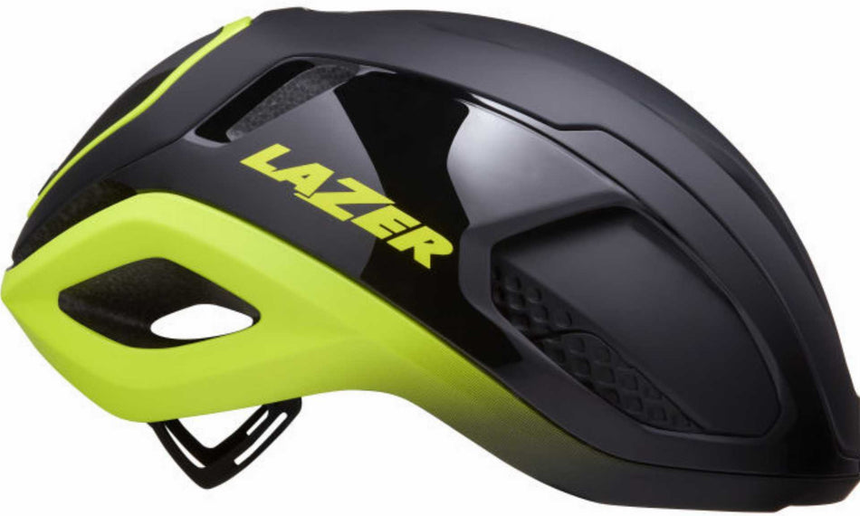 Lazer Vento KinetiCore Rennrad-Helm black flash yellow