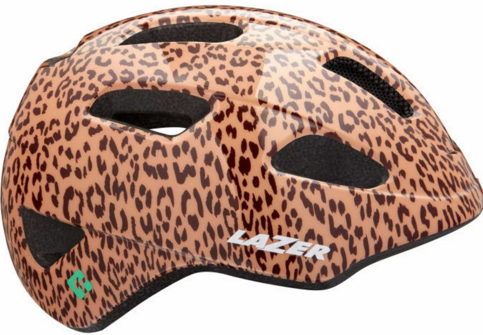 Lazer PNut KinetiCore Kinder-Helm brown leopard 46-50 cm