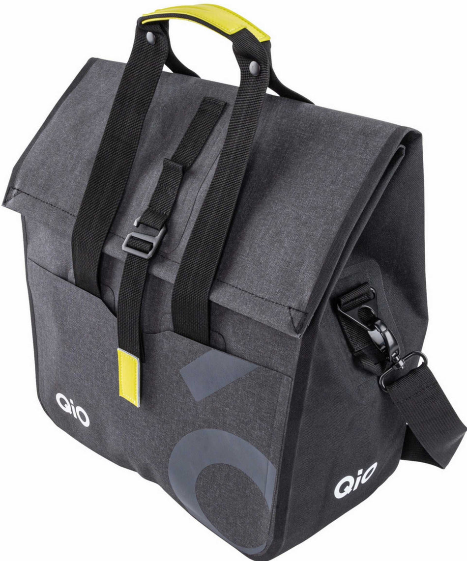 QIO Pina Lenkertasche schwarz/anthrazit 20 L