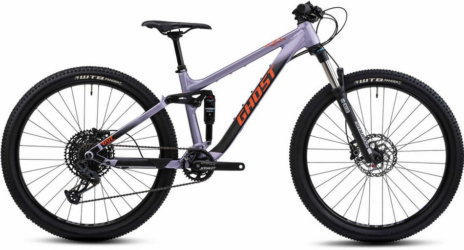 Ghost Riot Youth Pro AL U Jugendrad 27,5" purple grey/black/monarch orange matt XS