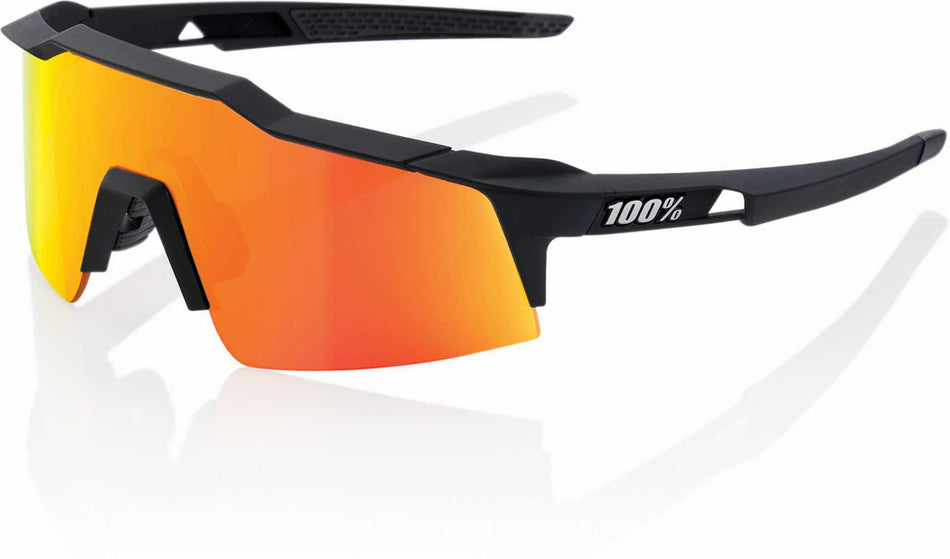 100percent Speedcraft SL Sportbrille HD/HiPER Multilayer Mirror soft tact black/red