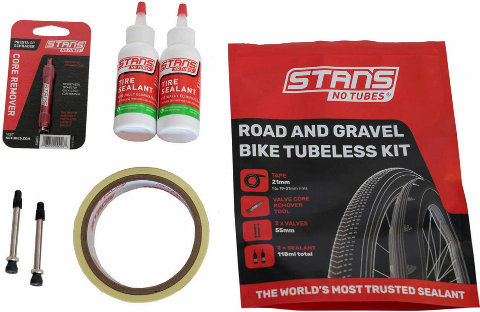Notubes Stans Tubeless Kit Umrüstset 21 mm Road/Gravel