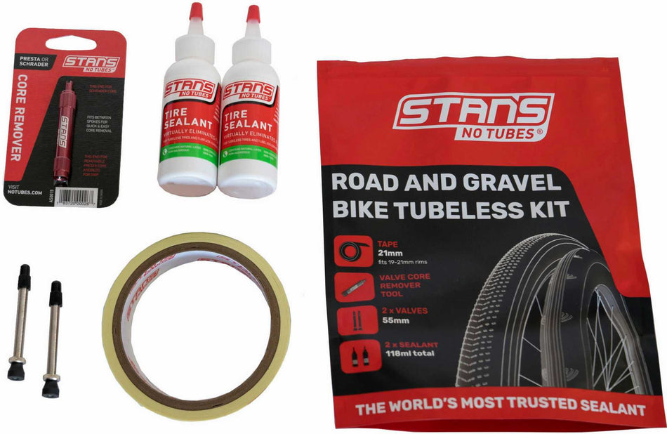 Notubes Stans Tubeless Kit Umrüstset 25 mm Road/Gravel