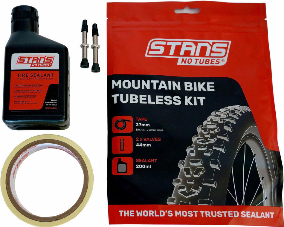 Notubes Stans Tubeless Kit Umrüstset 27 mm MTB