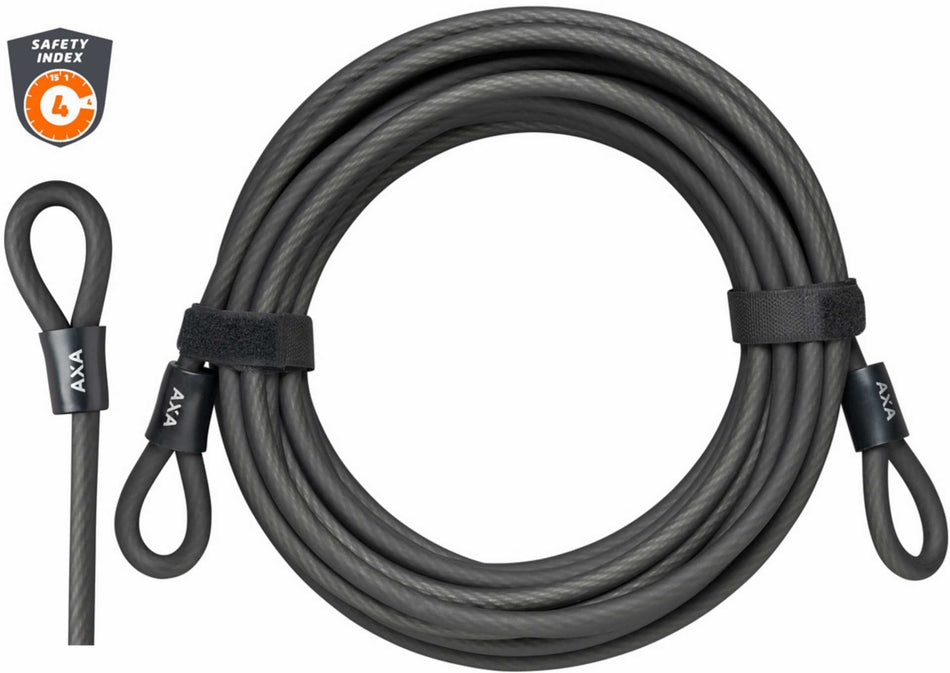 Axa Double Loop 1000 Schlaufenkabel 10m schwarz