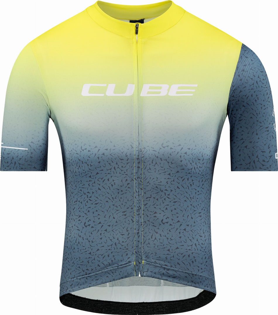 Cube Blackline Trikot Race Kurzarm yellow´n´grey