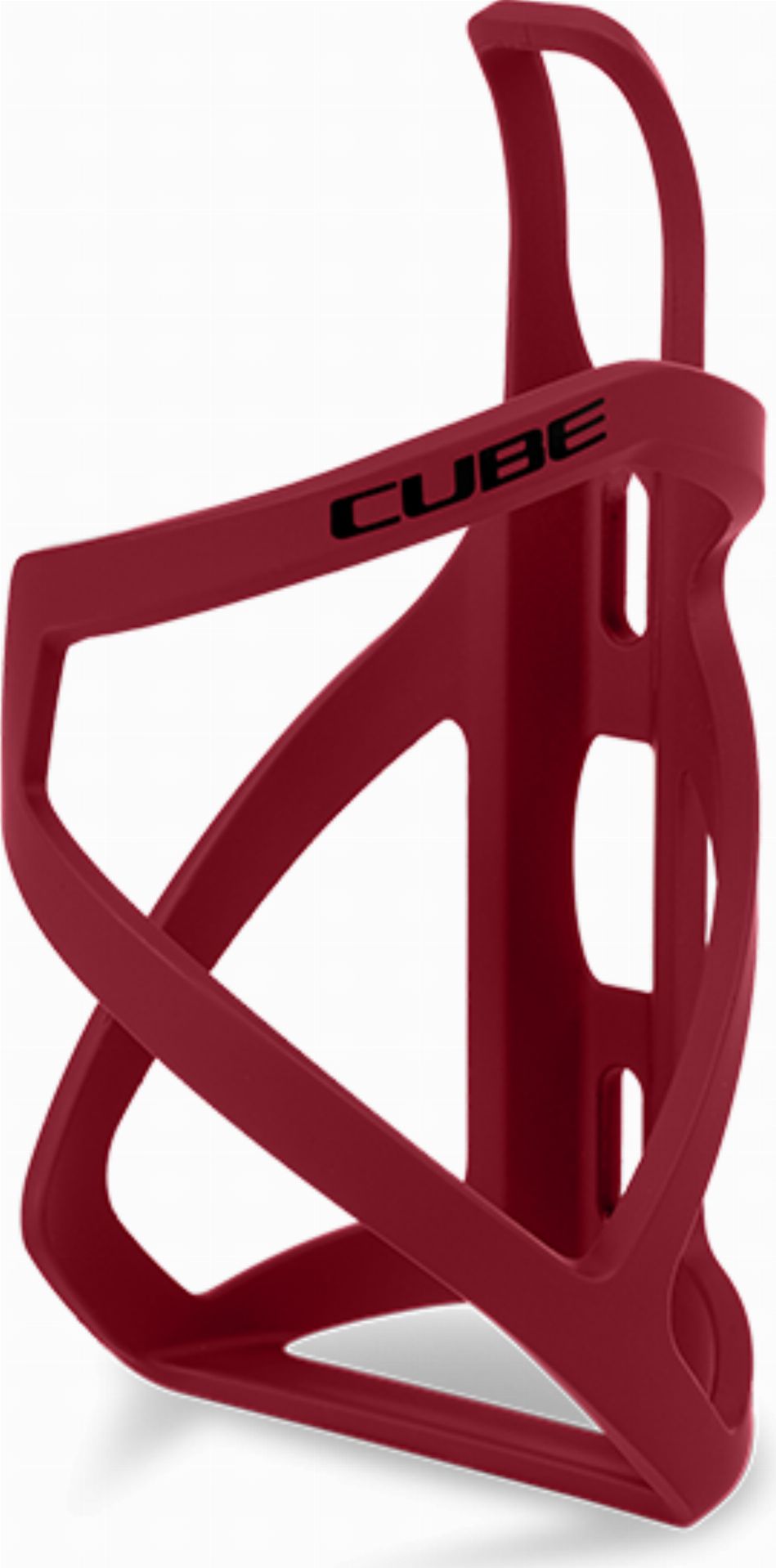 Cube Flaschenhalter HPP Left-Hand Sidecage matt bordeaux ´n´ glossy black