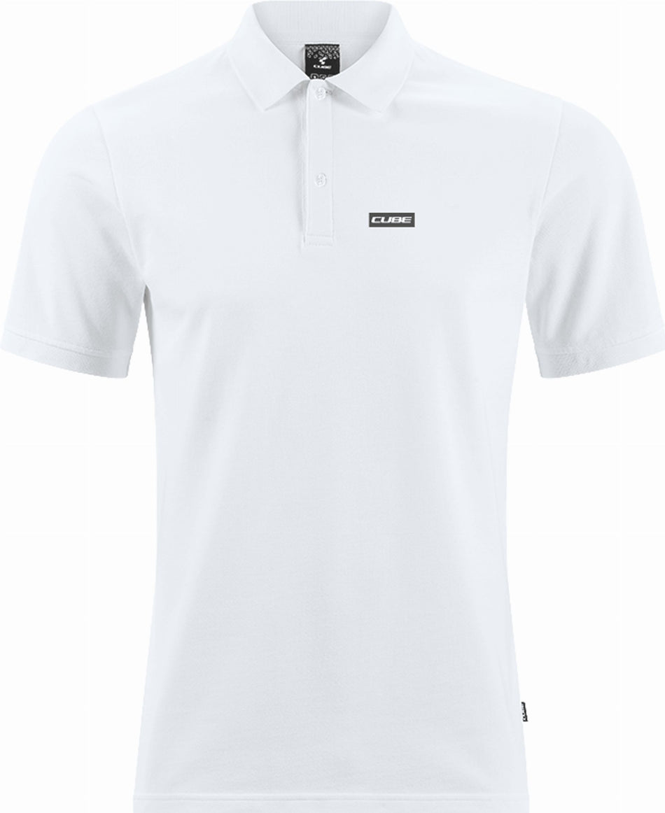 Cube Organic Polo Shirt white