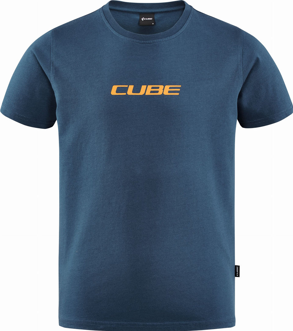 Cube Organic T-Shirt Rookie Mountains blue