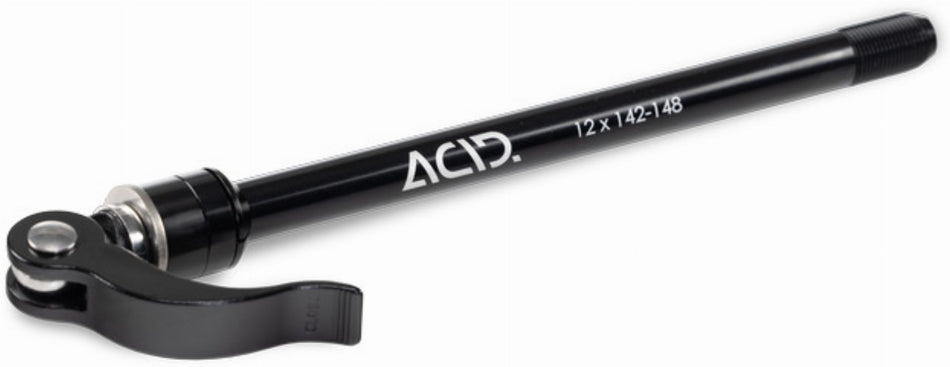 Acid Steckachse für Fahrradanhänger M12x1.0 142-148 mm black