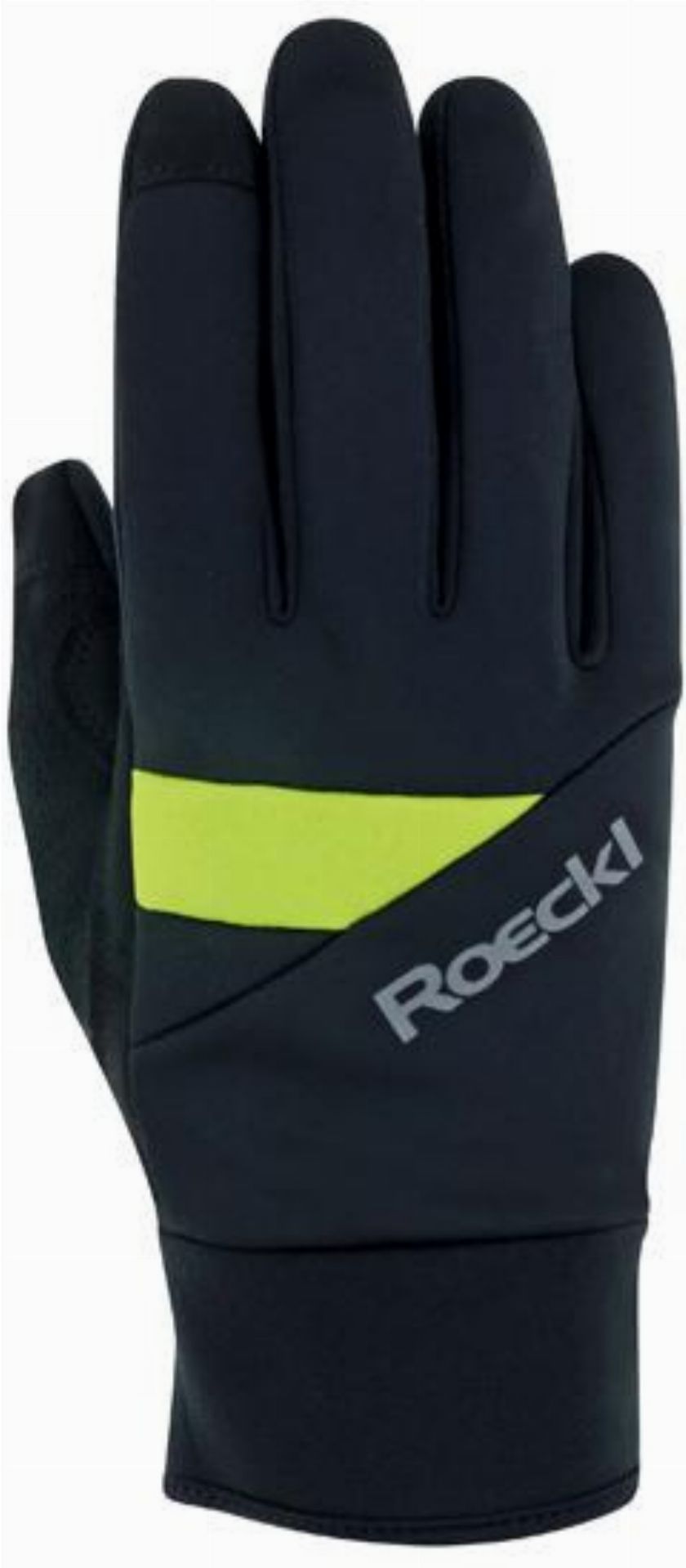Roeckl Reichenthal Jr. Handschuhe lang black/sulphur spring