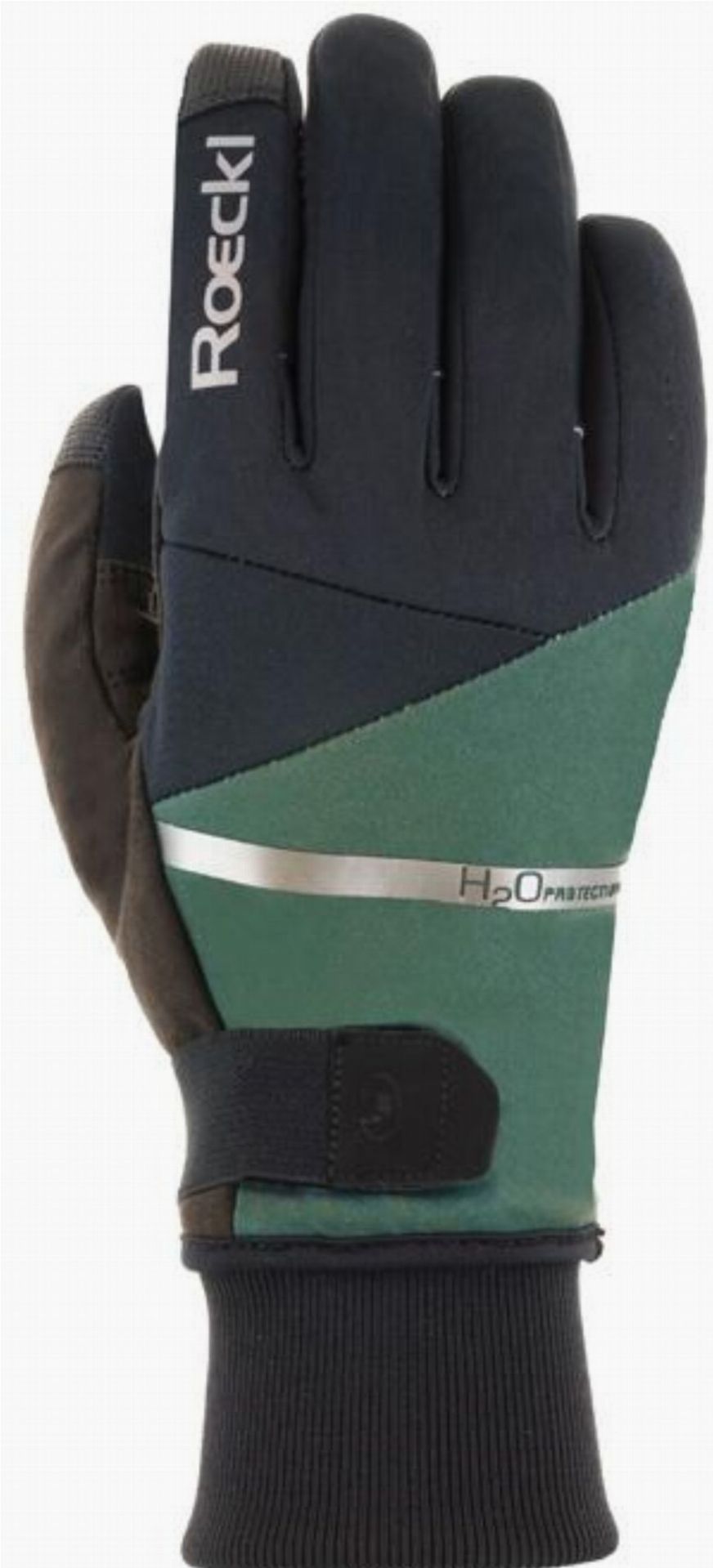 Roeckl Vuno Handschuhe lang black/laurel leaf