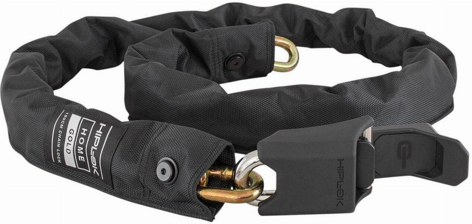 Hiplok Home Gold Kettenschloss 150 cm schwarz