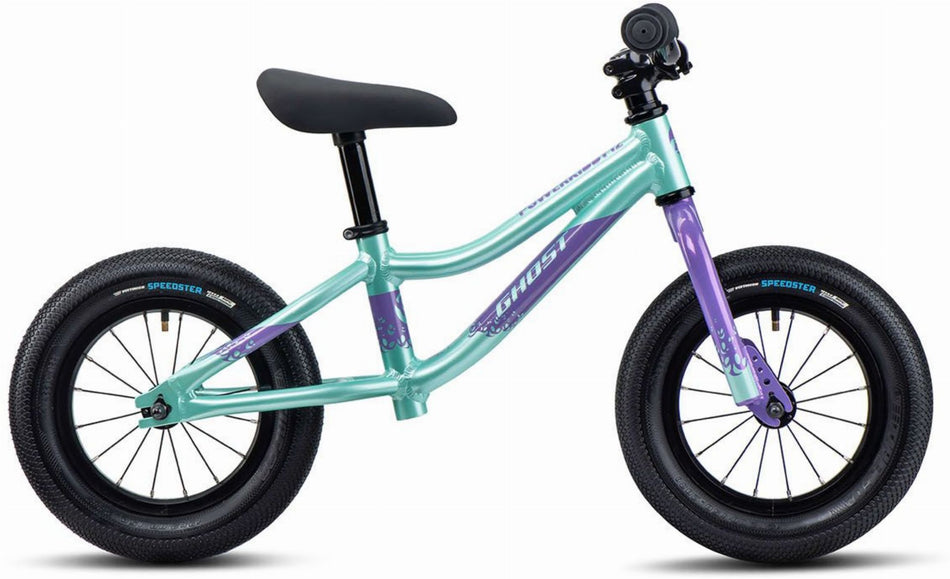 Ghost Powerkiddy Lauflernrad 12" mint/met. purple - glossy