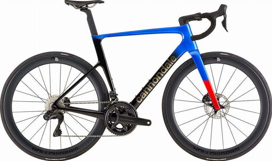 Cannondale SuperSix EVO Hi-MOD 2 Rennrad Diamant 28" sonic blue