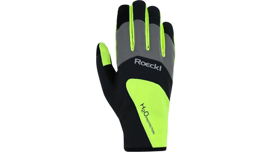 Roeckl Rapallo Waterproof Handschuhe lang dress black/fluo yellow