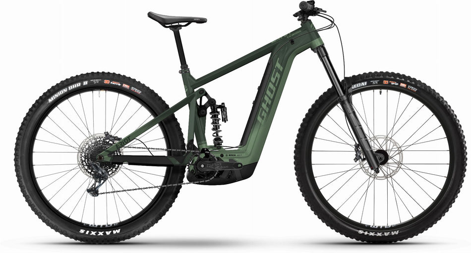 Ghost E-Riot EN Universal 750 Wh E-Bike Fully dark green/met. green - glossy