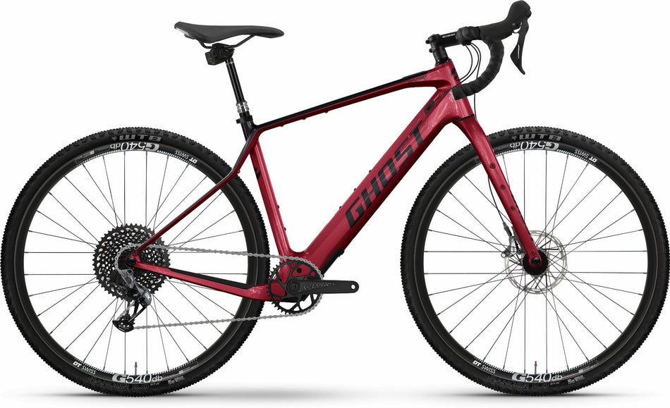 Ghost Path Asket Pro 430 Wh E-Gravel Rad Diamant 28" met. rust red/black - glossy