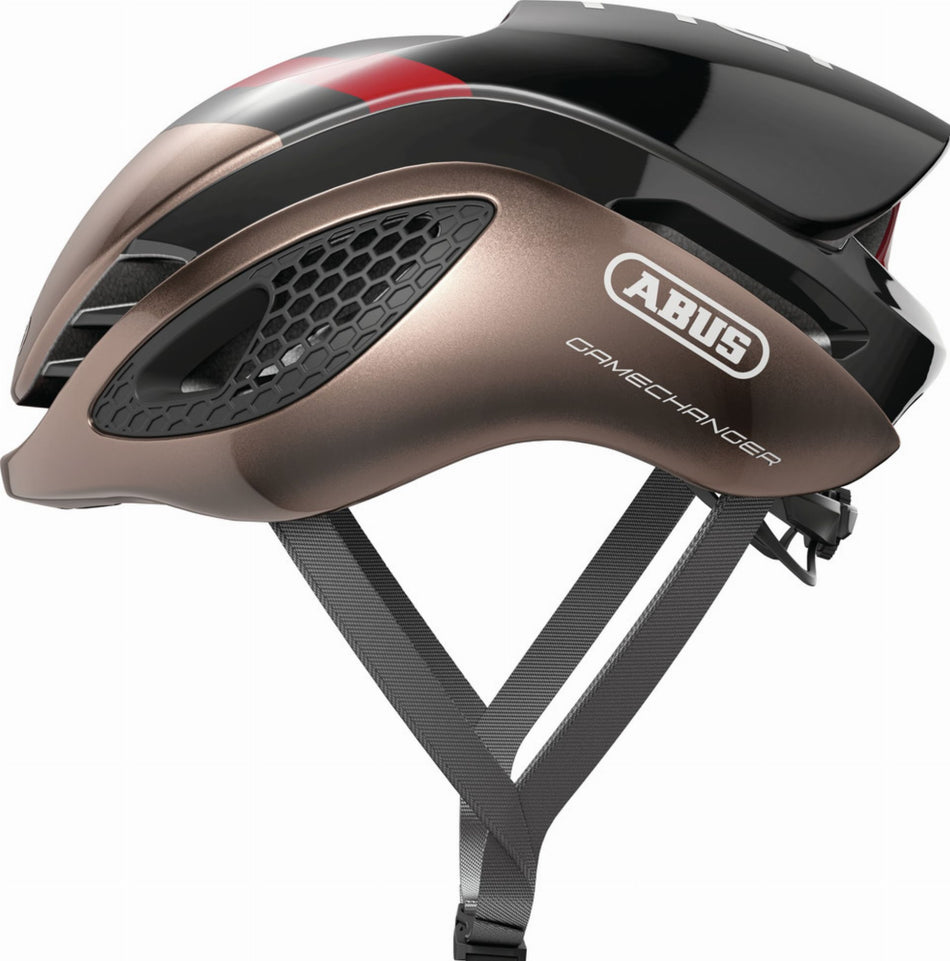 Abus Gamechanger Rennrad-Helm metallic copper