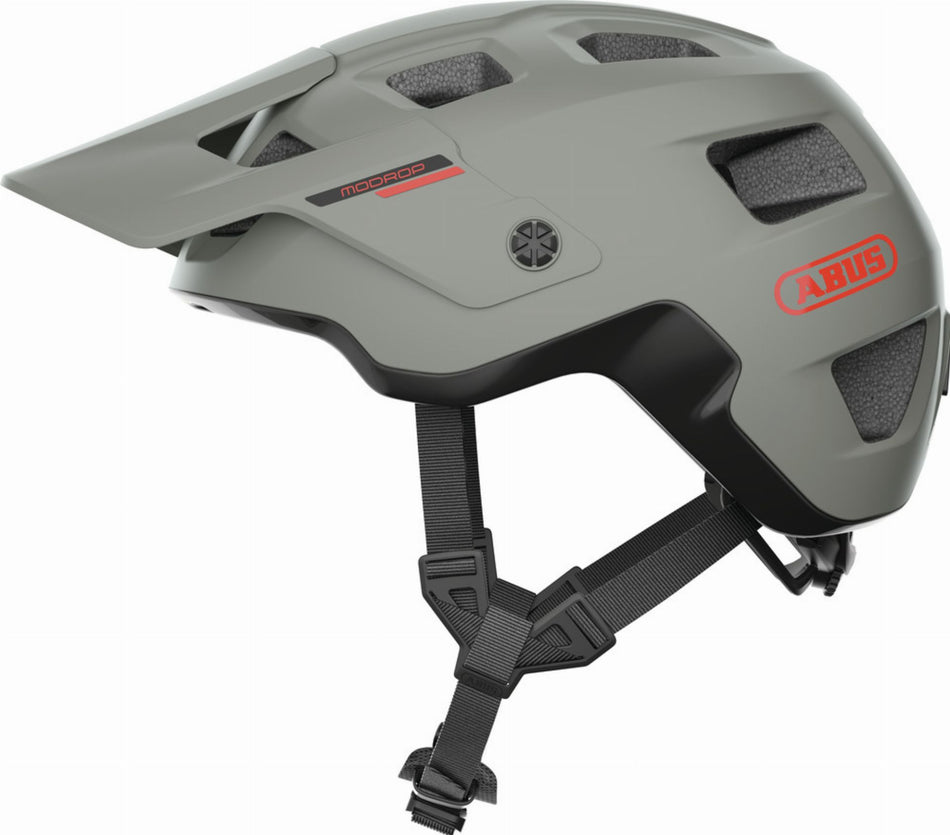 Abus MoDrop MTB-Helm chalk grey