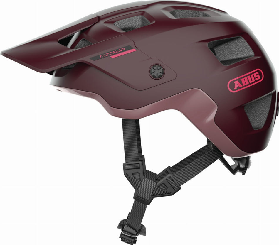 Abus MoDrop MTB-Helm wildberry red