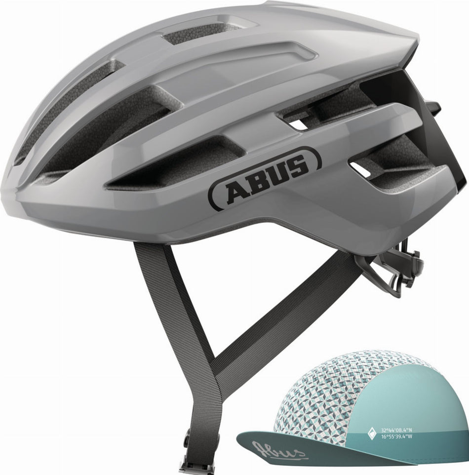 Abus PowerDome Ace Rennrad-Helm race grey