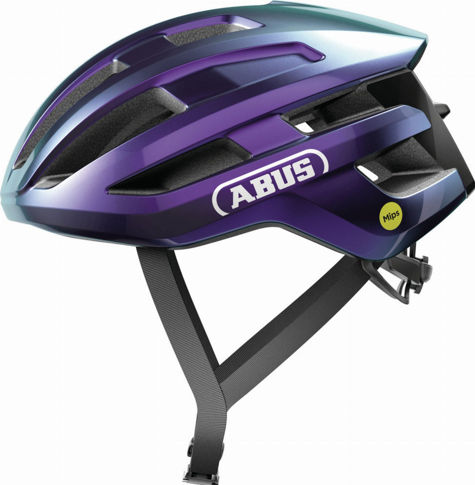 Abus PowerDome Mips Rennrad-Helm flip flop purple