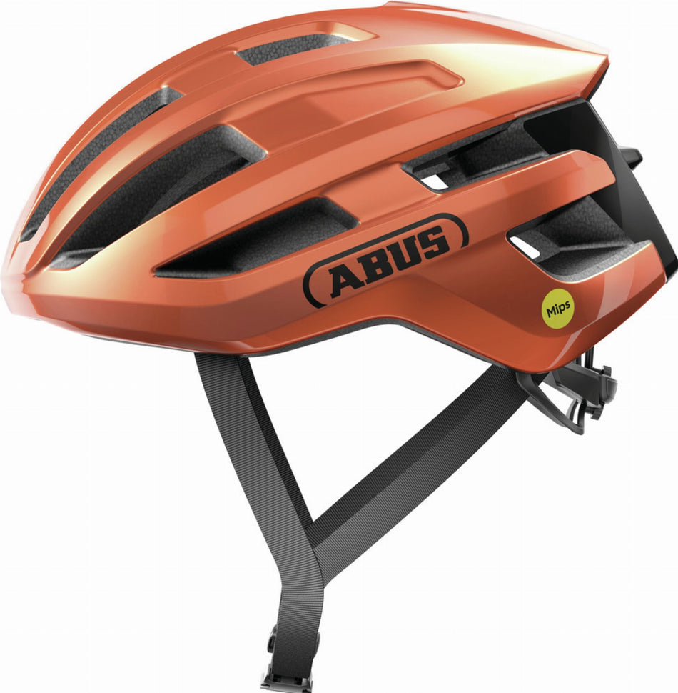 Abus PowerDome Mips Rennrad-Helm goldfish orange