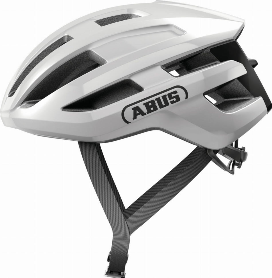 Abus PowerDome Rennrad-Helm shiny white