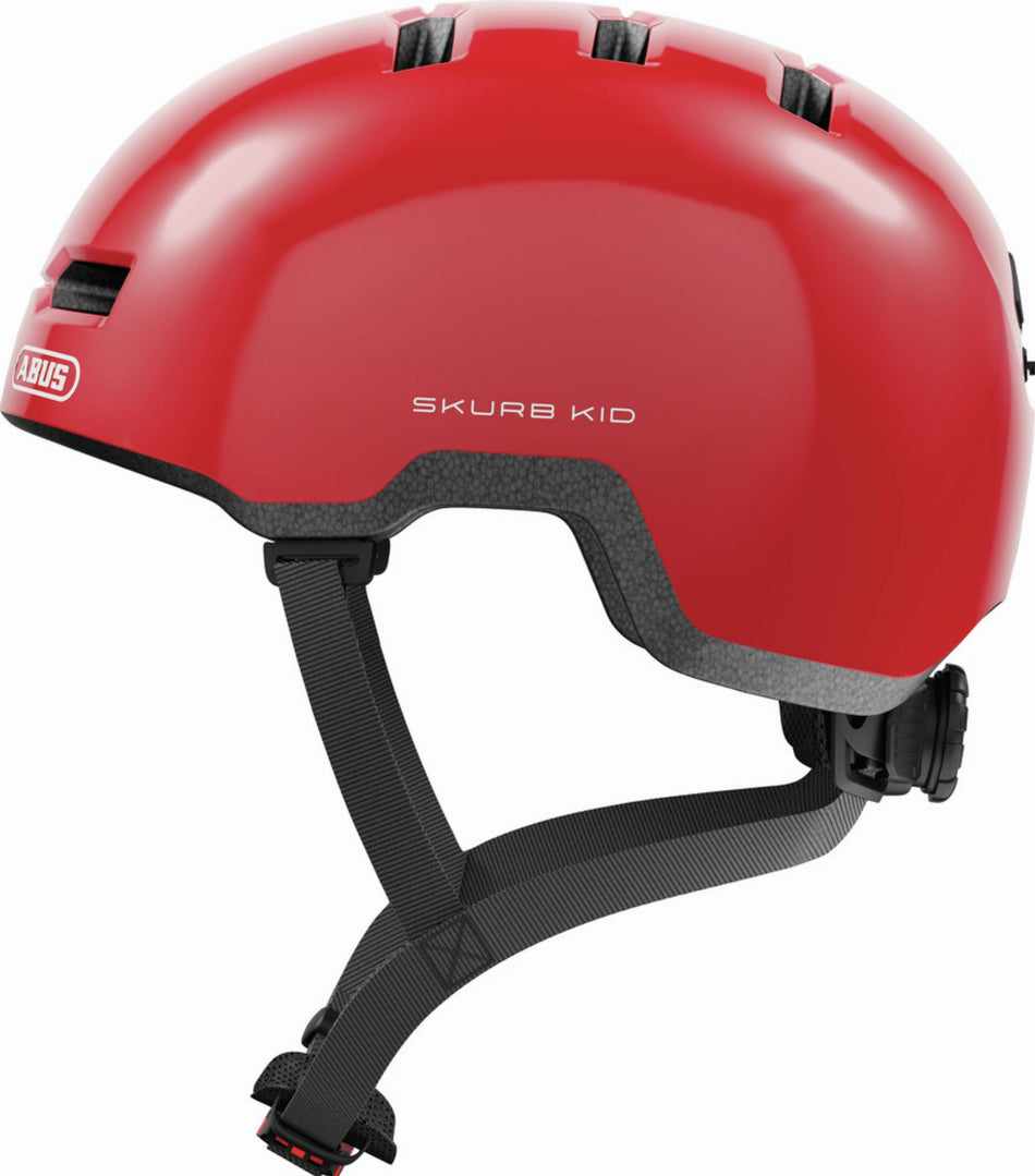 Abus Skurb Kid Kinder-Helm shiny red