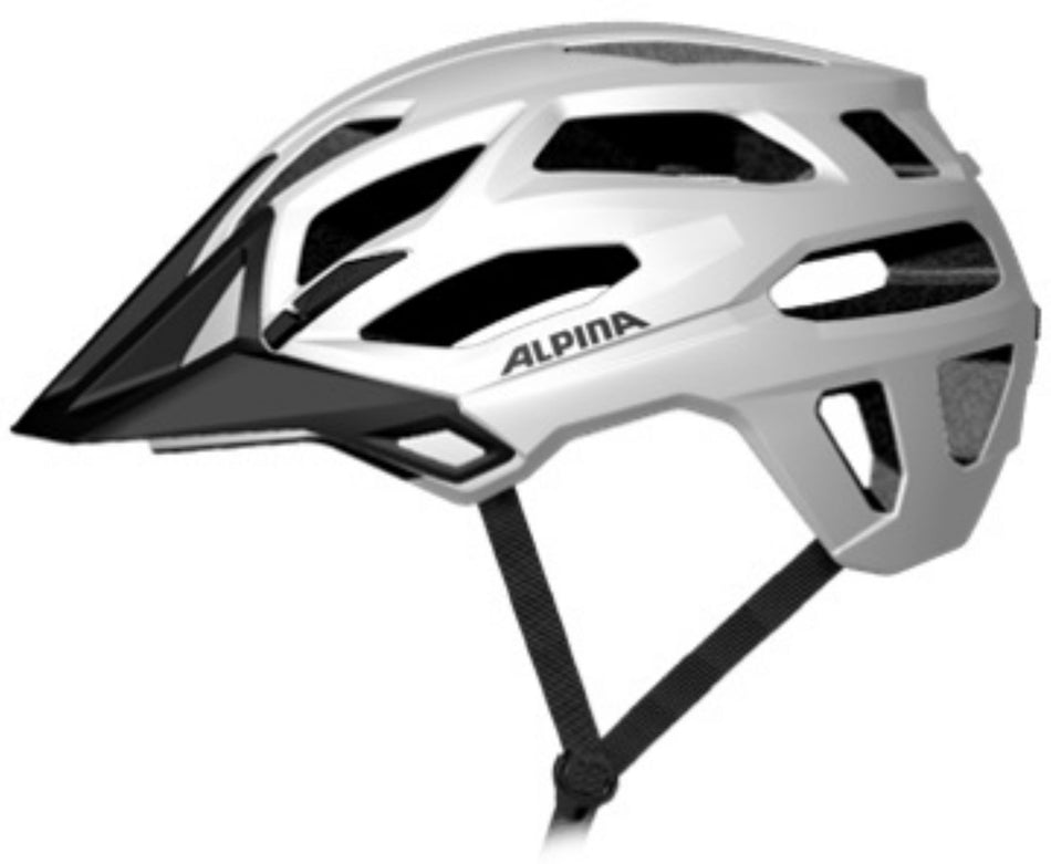 Alpina Garbanzo MTB-Helm white gloss