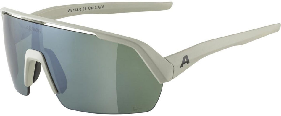 Alpina Turbo HR Q-Lite Sportbrille cool grey matt/mirror silver