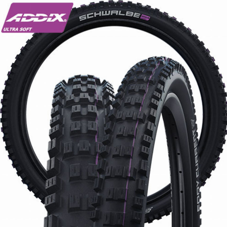 Schwalbe Eddy Current Front Super Trail, Evolution Line, TLE, SnakeSkin Faltreifen 29" Addix Ultra Soft black