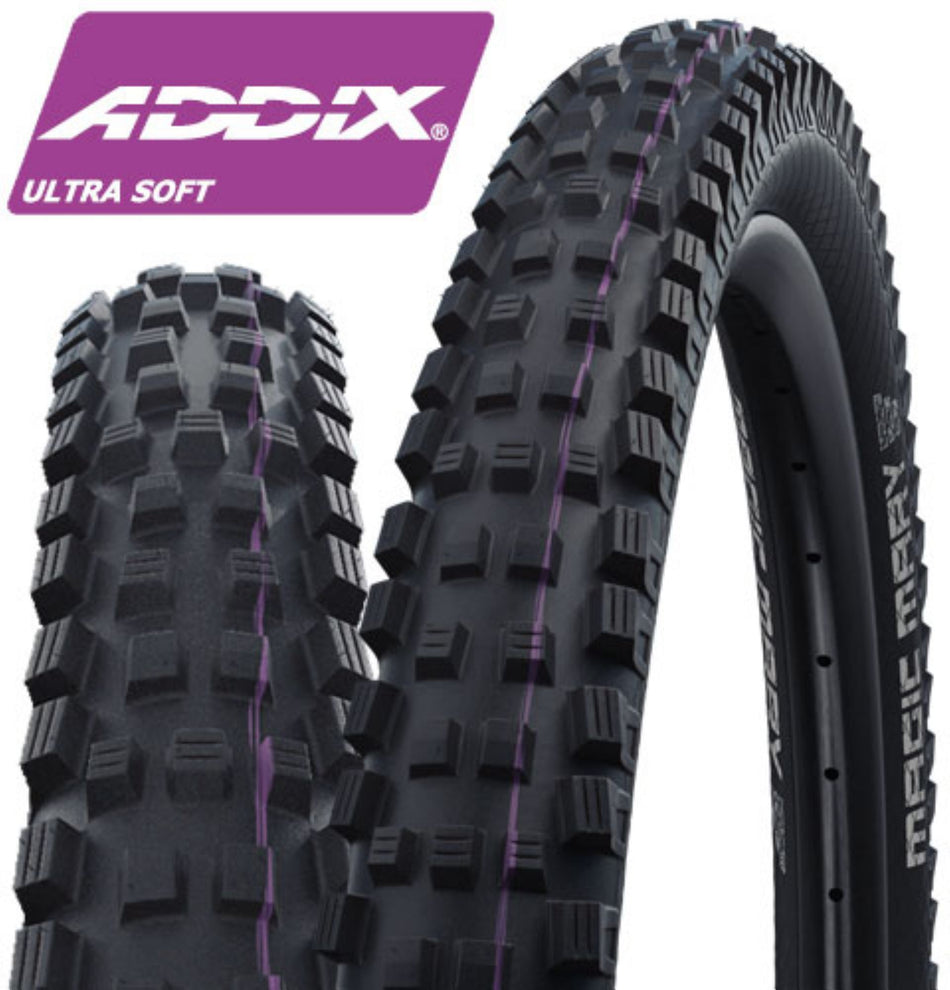 Schwalbe Magic Mary Super Trail, Evolution Line, TLE, SnakeSkin Faltreifen 27,5" Addix Ultra Soft black 65-584