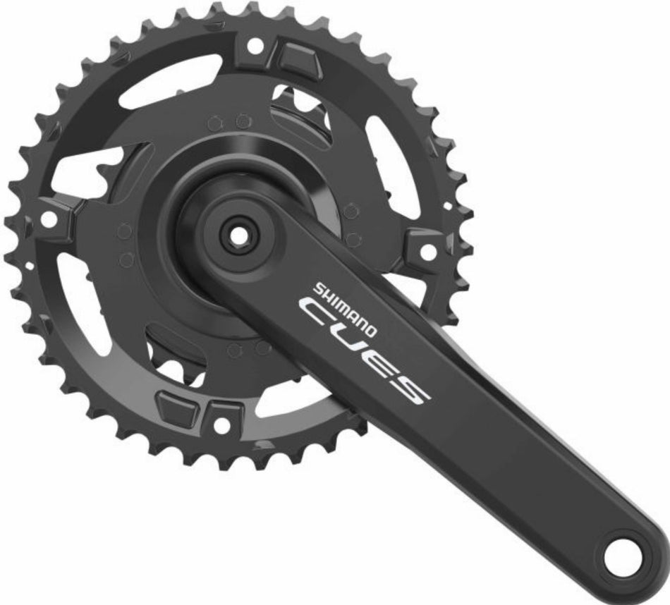 Shimano FC-U4000 Cues Kurbelgarnitur 2x9/10/11-fach ohne Kettenschutzring, 40-26 Zähne schwarz