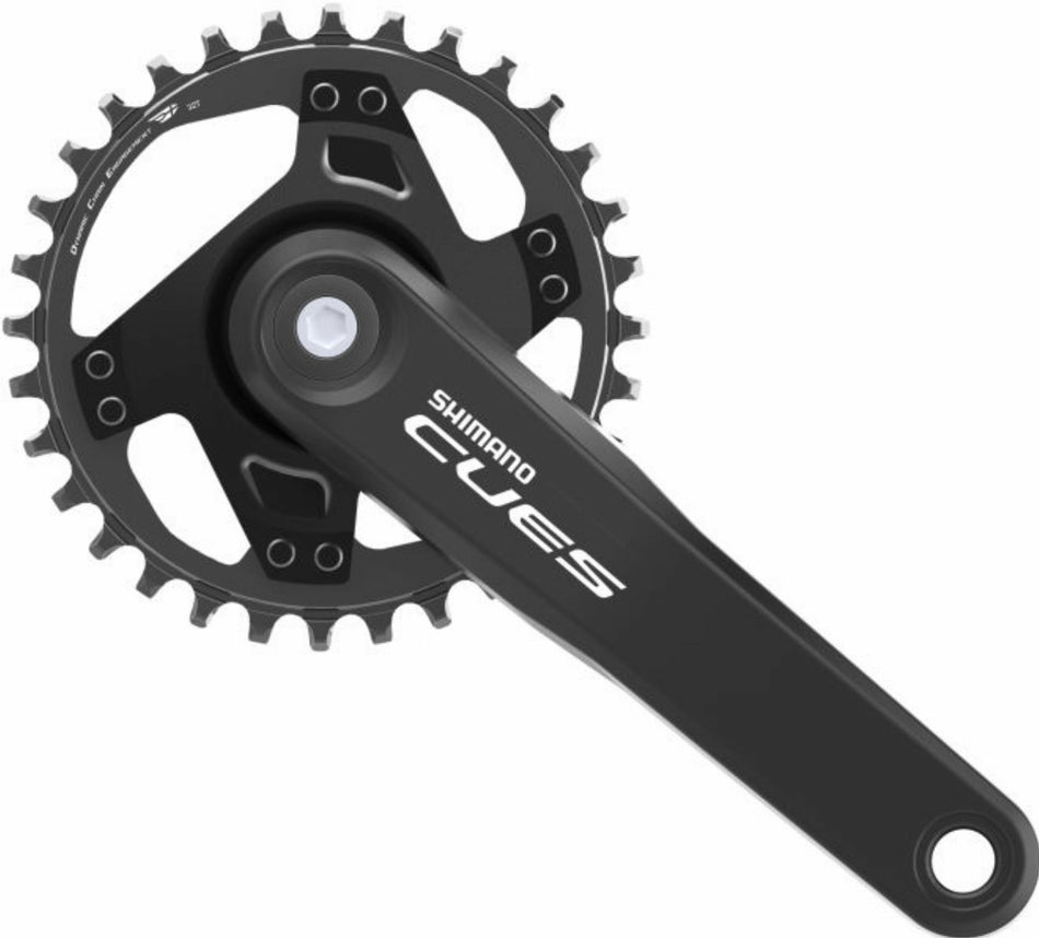 Shimano FC-U4000 Cues Kurbelgarnitur 9/10/11-fach ohne Kettenschutzring, 32 Zähne schwarz