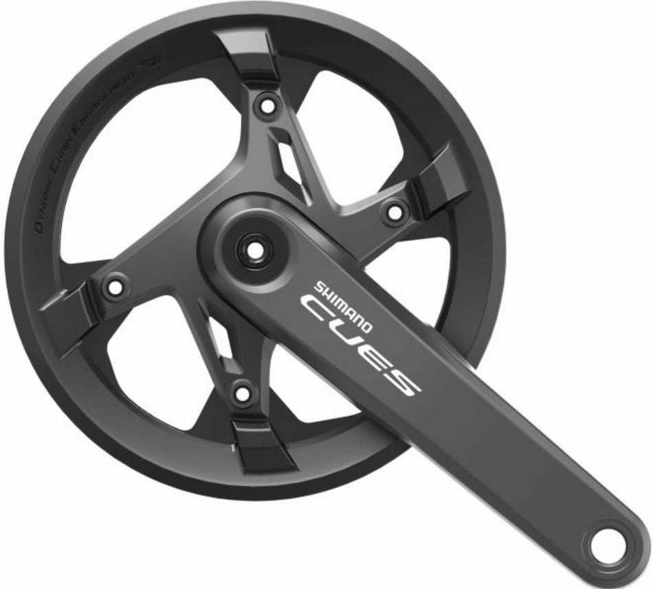Shimano FC-U6000 Cues Kurbelgarnitur 9/10/11-fach mit Kettenschutzring, 42 Zähne schwarz