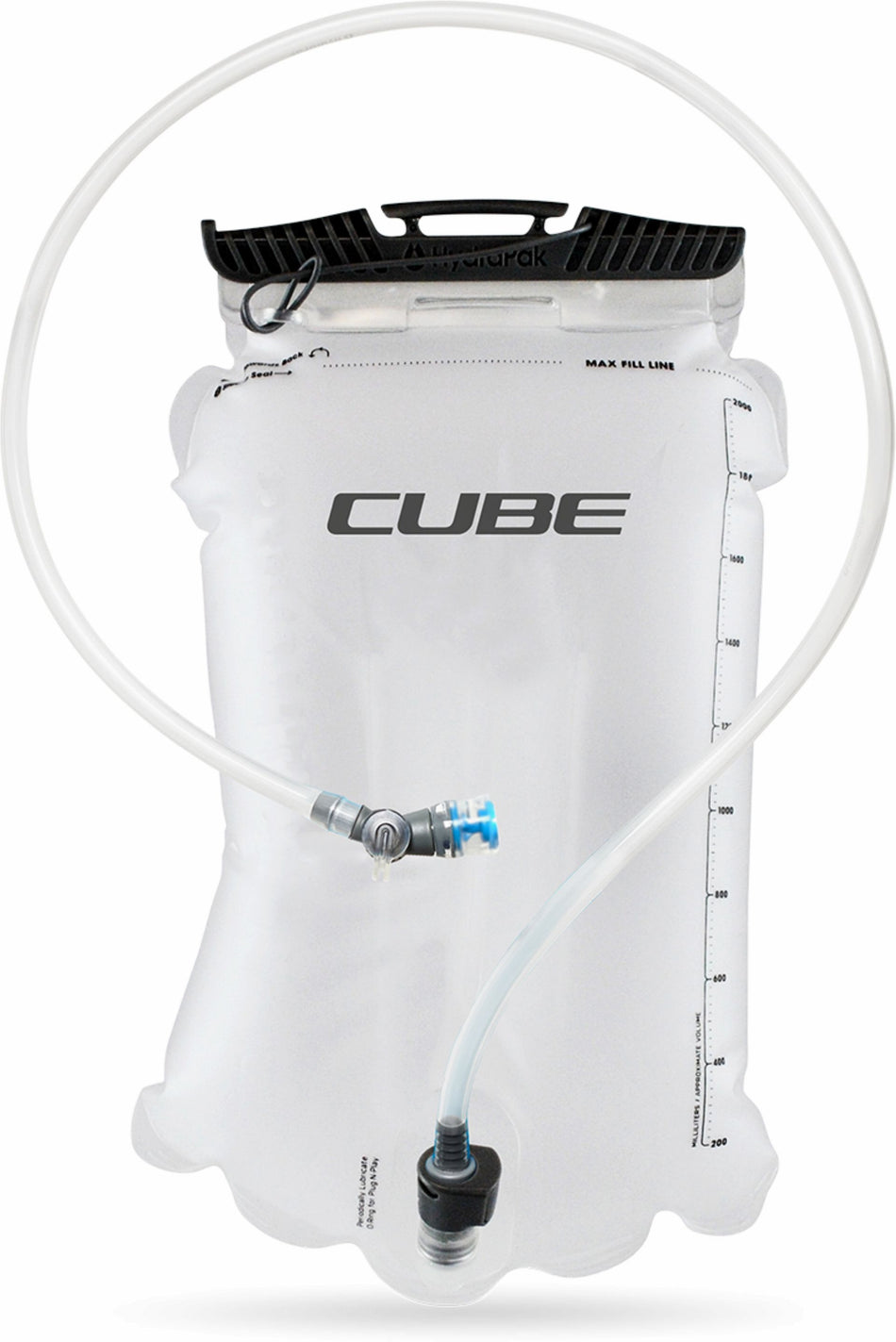 Cube Trinkblase Rucksack transparent 2 L