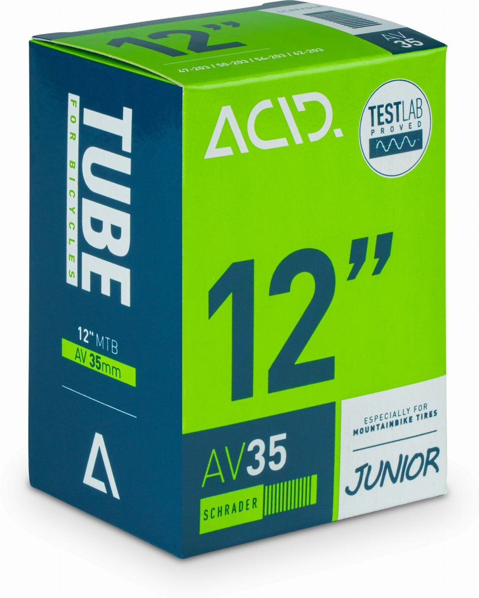 Acid Schlauch 12" Junior/MTB AV 35 mm 47/62-203