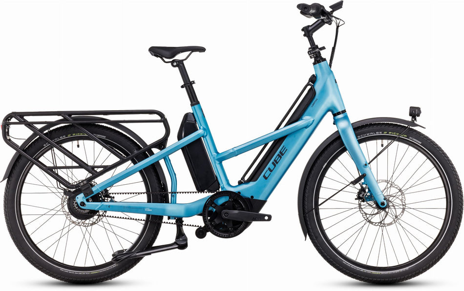 Cube Longtail Hybrid 725 Wh E-Bike Transport 26" blue´n´reflex one size