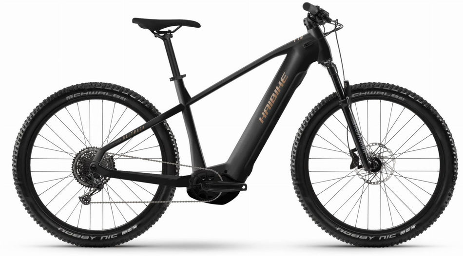 Haibike AllTrack 8.5 750 Wh E-Bike Hardtail Diamant 27,5" black/bronze - matt