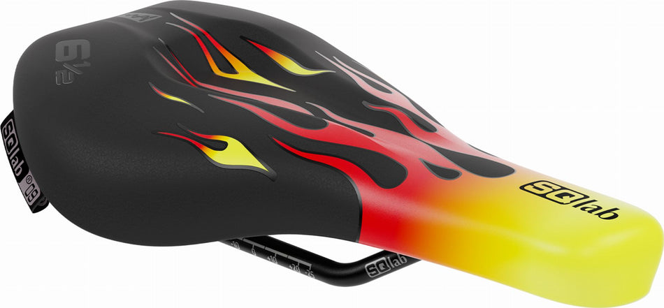 SQlab 6 1/2 Ergowave Flames Kindersattel schwarz
