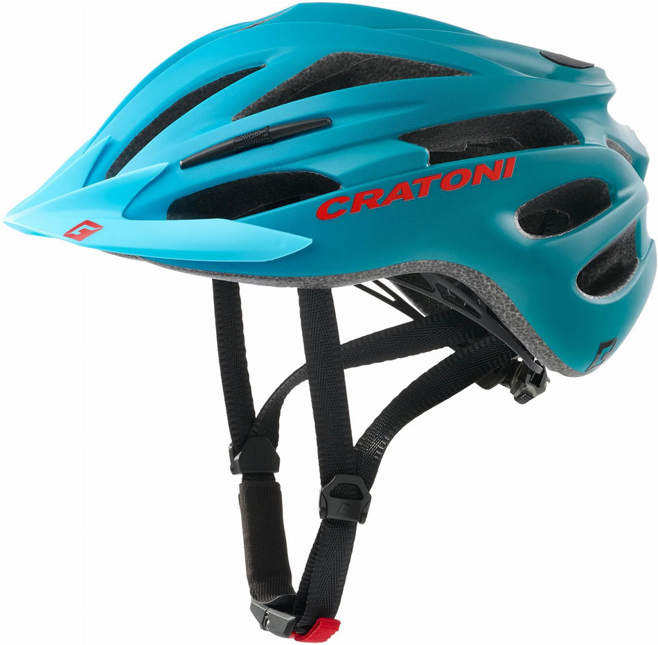 Cratoni Pacer Jr. Kinder-Helm blue-petrol matt